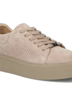 Pantofi piele naturala 7502 taupe imagine