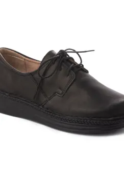Pantofi piele naturala 9100 negru imagine