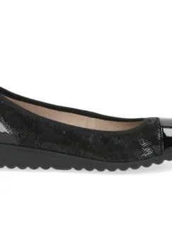 Pantofi piele naturala Caprice 9-22103-41-011 negru-combi imagine