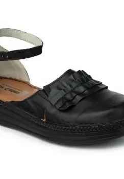 Pantofi piele naturala Fanny Duo negru imagine