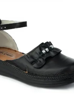 Pantofi piele naturala Fanny negru imagine