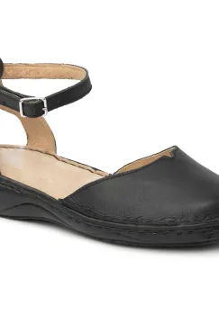 Pantofi piele naturala Iasmina negru imagine