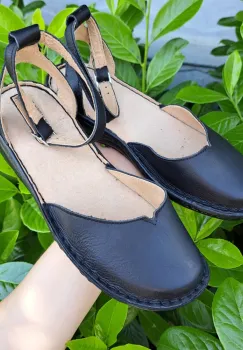 Pantofi piele naturala Iasmina negru imagine