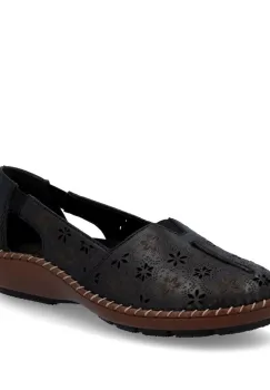 Pantofi piele naturala Rieker 44870-00 negru imagine