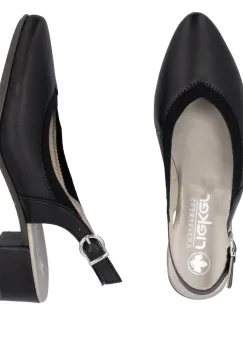 Pantofi piele Rieker 47063-00 negru imagine