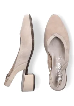 Pantofi piele Rieker 47063-60 nud imagine