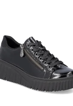 Pantofi Rieker N2501-00 negru-lac imagine