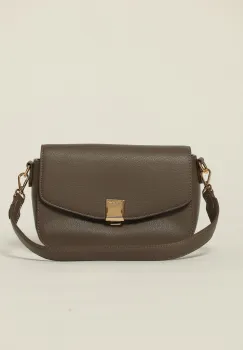 Geanta gri office mica din piele ecologica imagine