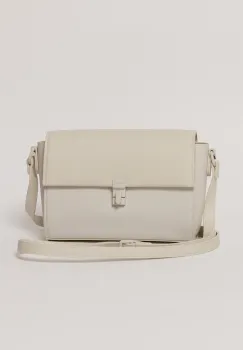 Geanta ivory cu design minimalist imagine