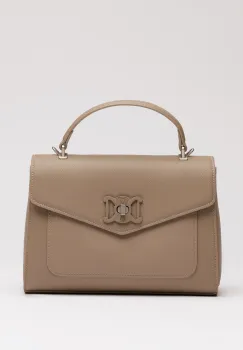 Geanta taupe office din piele ecologica imagine