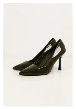 Pantofi Stefi stiletto kaki imagine