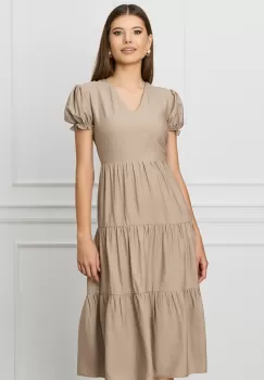 Rochie Maria maro si volane imagine