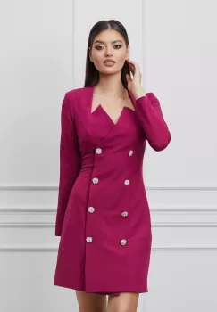 Rochie MBG magenta tip sacou imagine