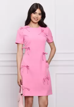 Rochie MBG roz cu fundite imagine