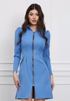 Rochie Moze bleu cu fermoar imagine