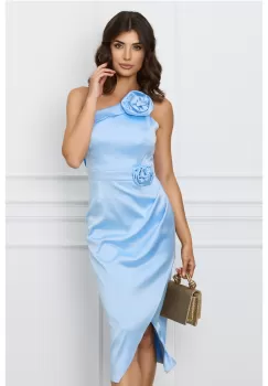 Rochie Moze bleu cu trandafiri imagine