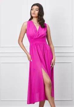 Rochie Moze fucsia cu glitter imagine