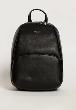 Rucsac negru incapator cu design structurat imagine