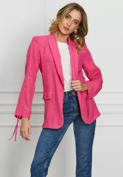 Sacou LaDonna fucsia lejer imagine