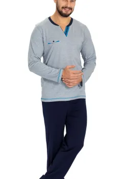 Pijama din bumbac Roch 538 XXL imagine