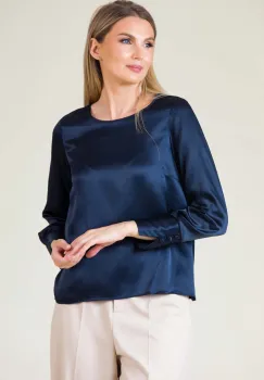Bluza matase Amalia imagine