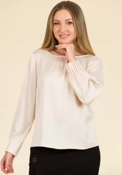 Bluza viscoza Cream imagine
