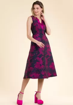 Rochie brocart Carla imagine