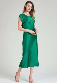 Rochie satin Francesca imagine