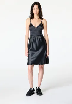 Rochie adidas Satin Dress Carbon imagine