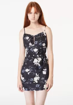 Rochie Wasted Paris WM Mazzy Dress Black/ Light Orange/ Grey imagine