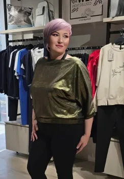 Bluza 418 gold Anesia imagine