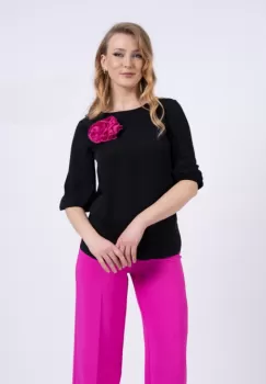 Bluza 4328 neagra La Donna imagine