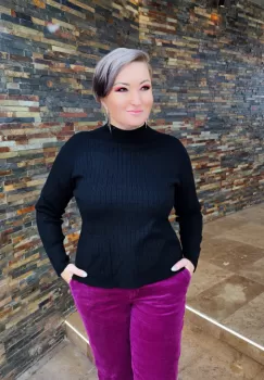 Bluza 57123 neagra imagine