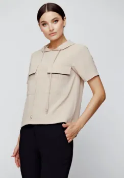 Bluza US2MZ3226 bej Mizar imagine