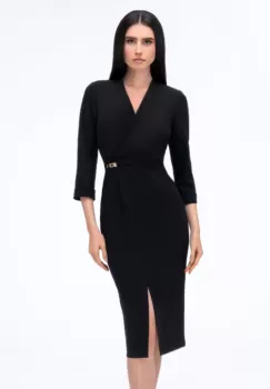 Rochie 1487 neagra Leonard imagine