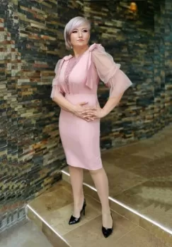 Rochie 1559 roz MBG imagine