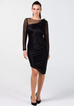 Rochie 1609 gri Leonard Collection imagine