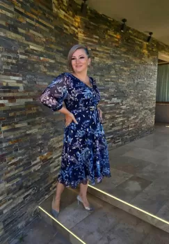 Rochie 1778 imprimata Leonard imagine