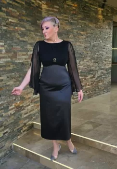 Rochie 1780 neagra Leonard imagine