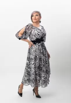 Rochie 2098 zebra Fany Lux imagine