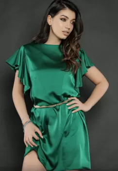 Rochie 316 verde Madelia imagine