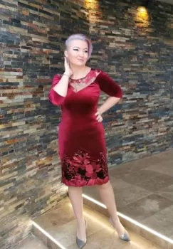 Rochie 572 rosie Ginette imagine