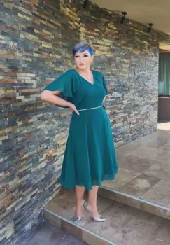Rochie 750 verde Viada imagine