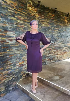 Rochie 774 mov Viada imagine