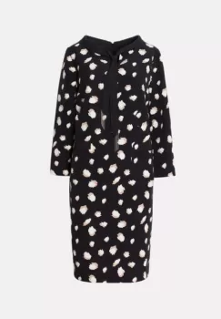 Rochie 824 neagra imprimata Viada imagine