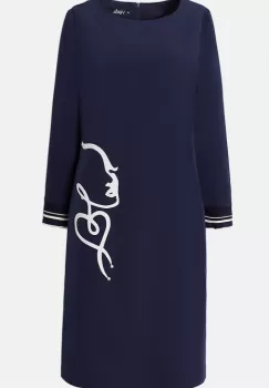 Rochie 829 bleumarine Viada imagine