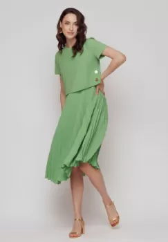 Rochie CC1MZ4115 verde Mizar imagine