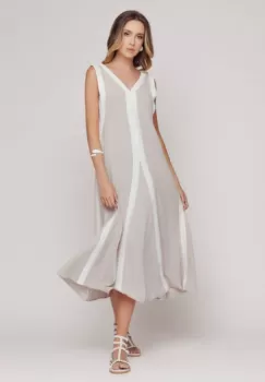 Rochie CC1MZ4247 bej Mizar imagine