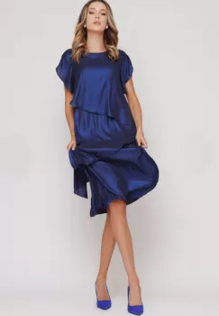 Rochie EV1MZ4219 albastra Mizar imagine