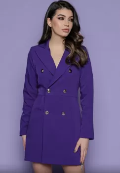 Rochie sacou 289 Mov Madelia imagine